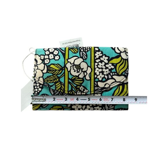 VERA BRADLEY Island Blooms Small Folio Clutch NEW NWT - Picture 2 of 8